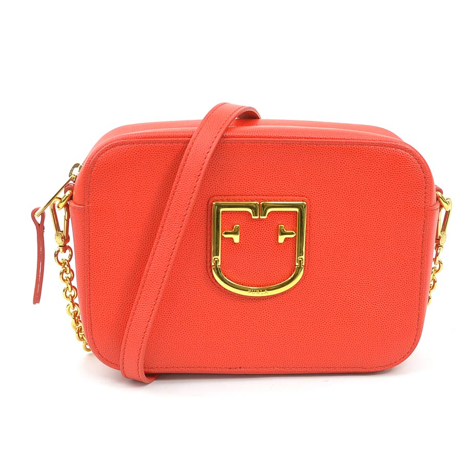 フルラ Furla ショルダーバッグ レザー レッド レディース h31615a