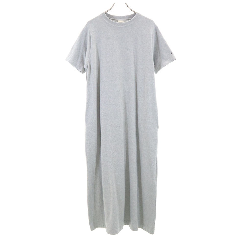 半袖 ロングワンピース 3 グレー レディース