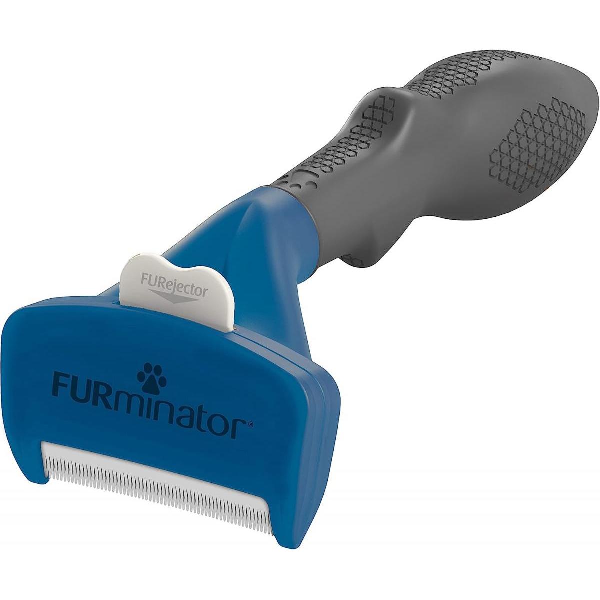 【在庫有・即納】ファーミネーター 中型犬 M 短毛種用 犬 抜け毛 除去 ブラッシング ブラシ コーム 短毛 いぬ イヌ アンダーコート ワンプッシュ グルーミング