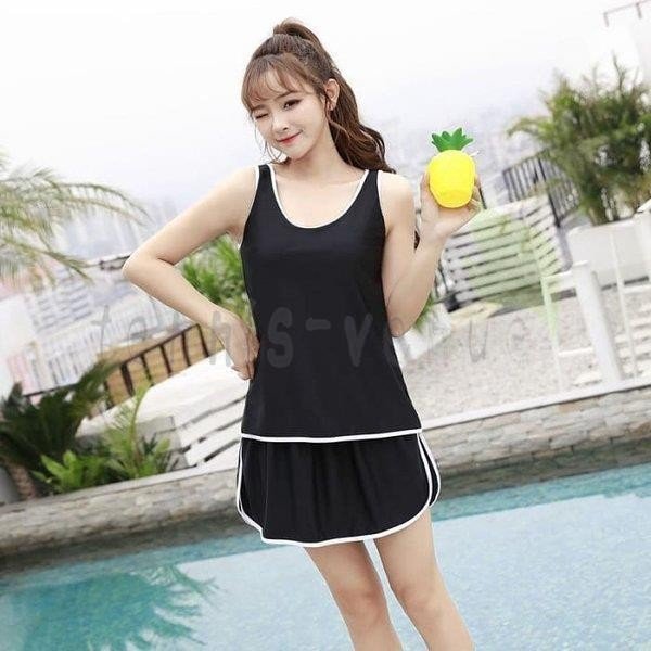 水着 高校生 中学生 10代 20代 30代 40代 レディース 授業 プール ラッシュガード 体型カバー 大きいサイズ ママ 母 スクール スポーティー 黒 ブラック 4781