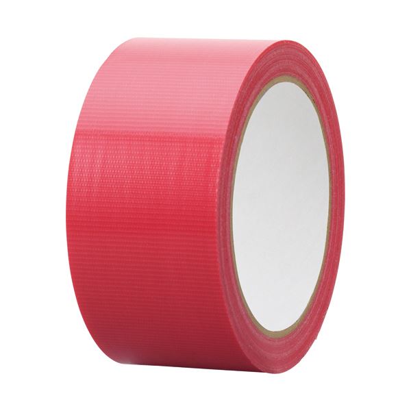 TANOSEE カラー養生テープ50mm25m 赤 1セット(30巻)