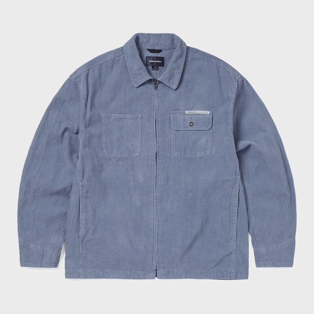 ディス・イズ・ネヴァー・ザット・ウェンドコーデュロイジップジャケットライトインディゴ