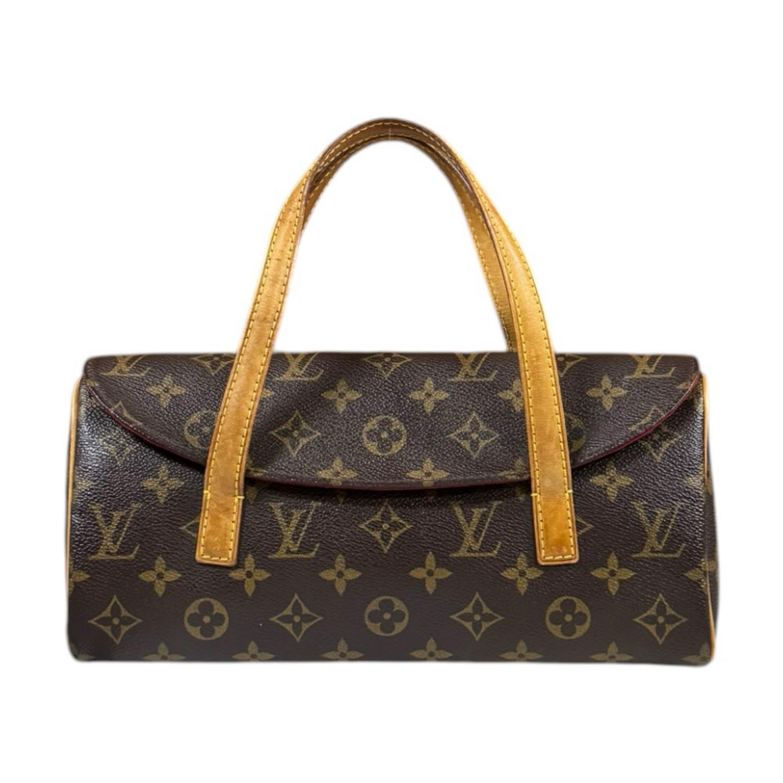 ルイヴィトン ソナチネ モノグラム ハンドバッグ モノグラムキャンバス M51902 ブラウン LOUIS VUITTON 中古