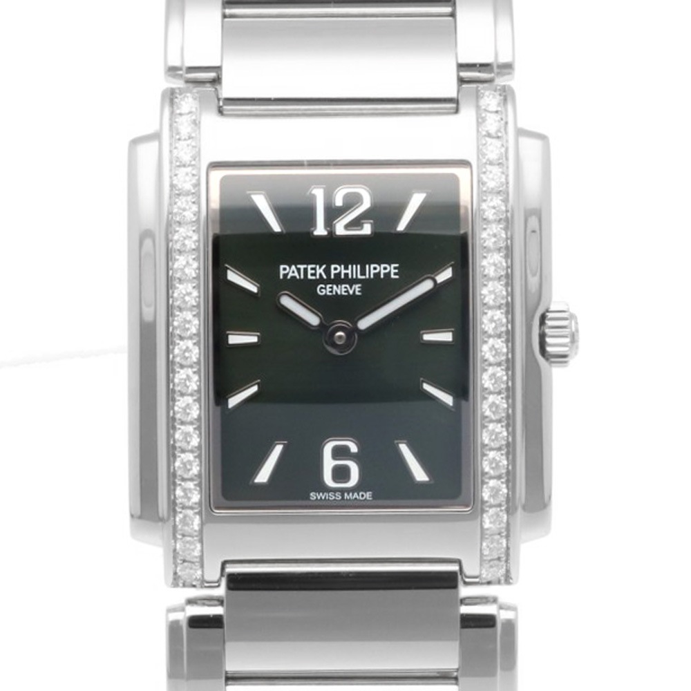 パテックフィリップ TWENTT-4 腕時計 ステンレススチール 4910-1 クオーツ 1年保証 PATEK PHILIPPE 中古 美品