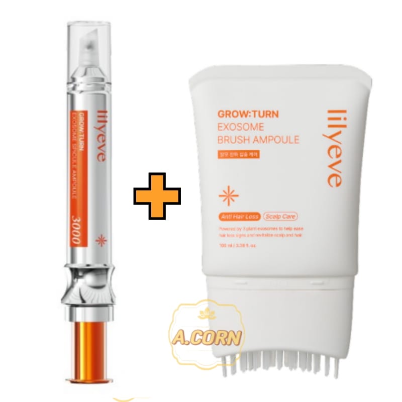 [グローターンセット]ヘアアンプル100ml+エクソソームスピキュールアンプル 3000/頭皮ケア/ヘアアンプル ヘアエッセンス/ヘアケア/脱毛ケアアンプル／ふんわりアンプル ふんわりケア