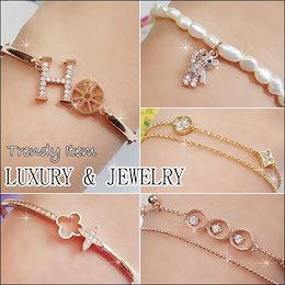 💕 ブレスレット💕 新商品 アップデート Trendy 人気ピアス / リング/ブレスレット/アンクレット - Korean Style / 韓国アクセサリー