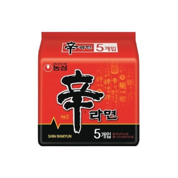 農心 辛ラーメン マルチ(5入) X 8パック / 1ボックス