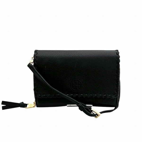 トリーバーチ ショルダーウォレット レザー バッグ ショルダーバッグ レディース【中古】