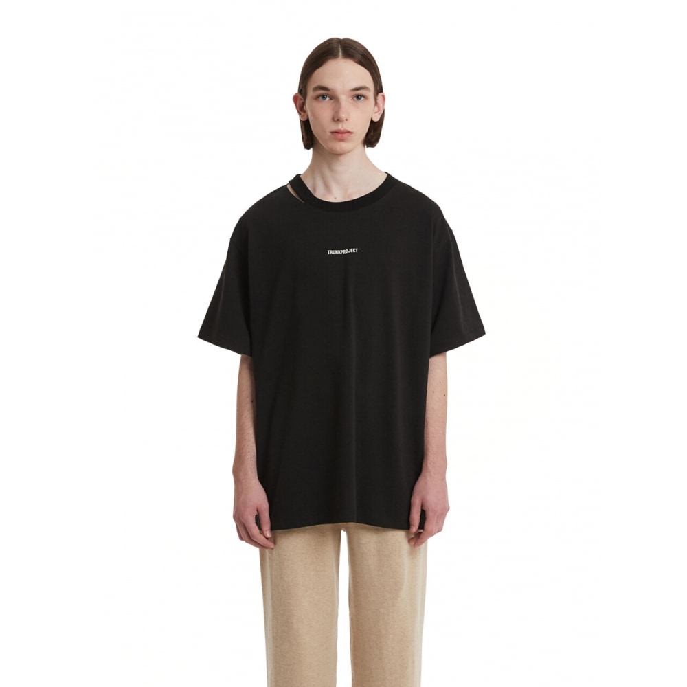 Trunk Project Ver.3.破れ穴Tシャツ スーピマブラック