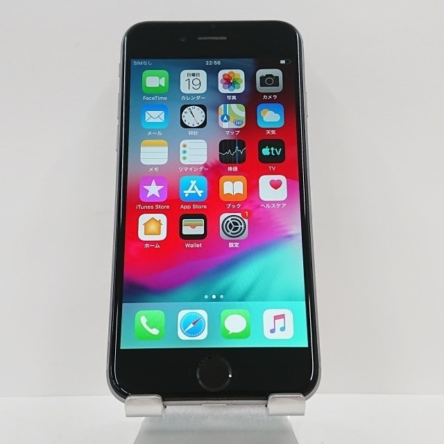 iPhone6 16GB au スペースグレー 送料無料 本体 c00586 【中古】