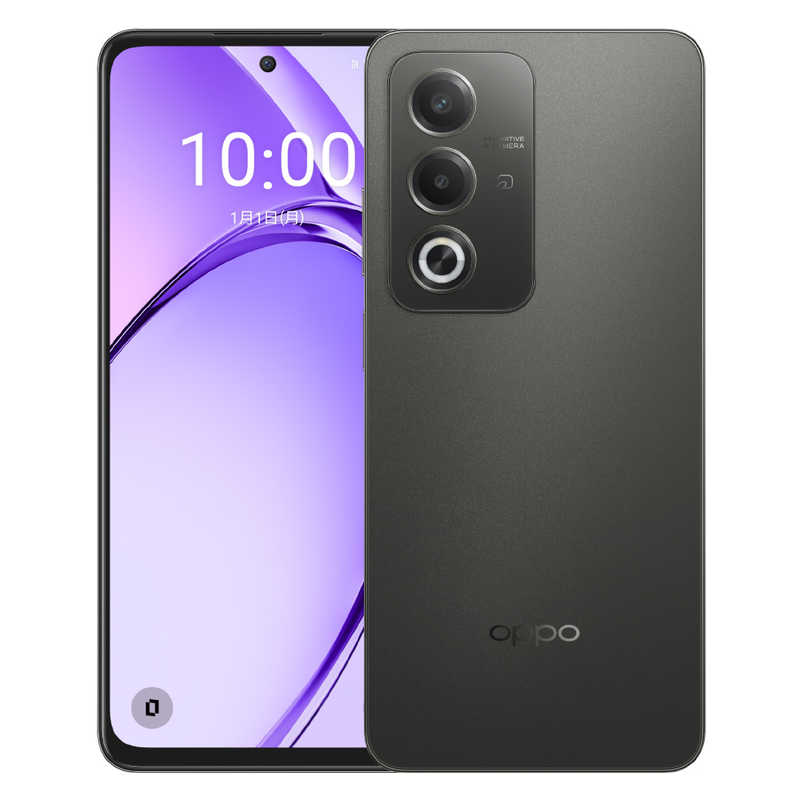 OPPO　SIMフリースマートフォン OPPO A3 5G / Dimensity 6300 / 6.7インチ 4GB+128GB ブラック　CPH2639BK
