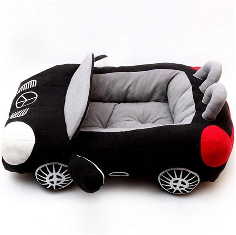 犬 ベッド ペットベッド 猫ベッド ペット クールなペットの犬のベッドファッション車の形ペットのベッド猫の巣柔らかい子犬の家テディ犬小屋のための暖かいクッション子猫パッド入りソファ 四季適用猫用ベッド