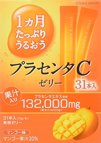 アース・バイオケミカル 1カ月たっぷりうるおうプラセンタCゼリー 31本 ×３個セット