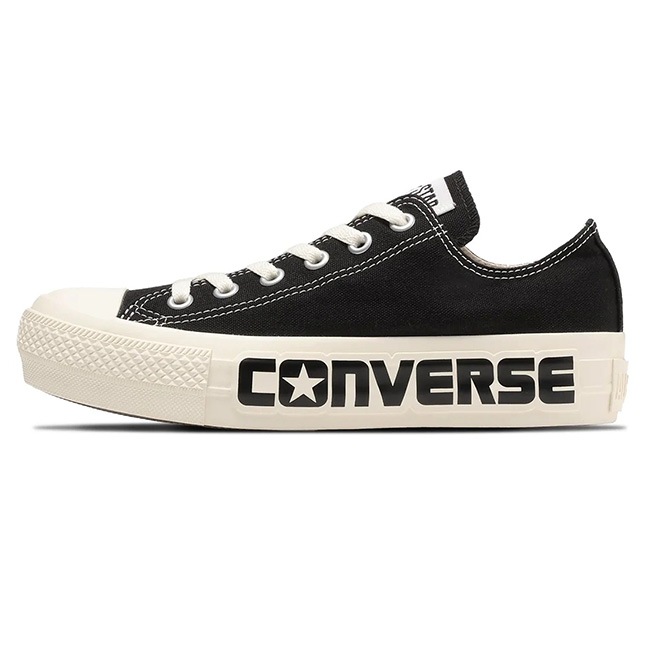 コンバース オールスター PLTS ロゴパッチ OX レディース スニーカー 厚底 ローカット シューズ 靴 国内正規品