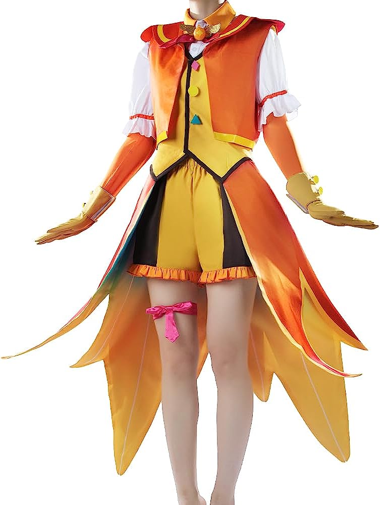 キュアプリズム 虹ヶ丘ましろ 夕凪ツバサ 聖 あげは Cure Butterfly コスプレ衣装　ハロウィン クリスマス イベント 人気 アニメ ステージ服 学園祭 文化祭