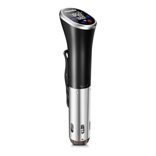 Hismile 低温調理器 コンパクト軽量IPX7防水 1100W レシピ付き 家庭用 正規品 国内品質サポート プレミアム真空調理器 HS-SVPRO1