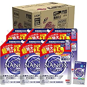【ケース販売 大容量】トップ スーパーナノックス ニオイ専用 プレミアム抗菌処方 洗剤 蛍光剤シリコ