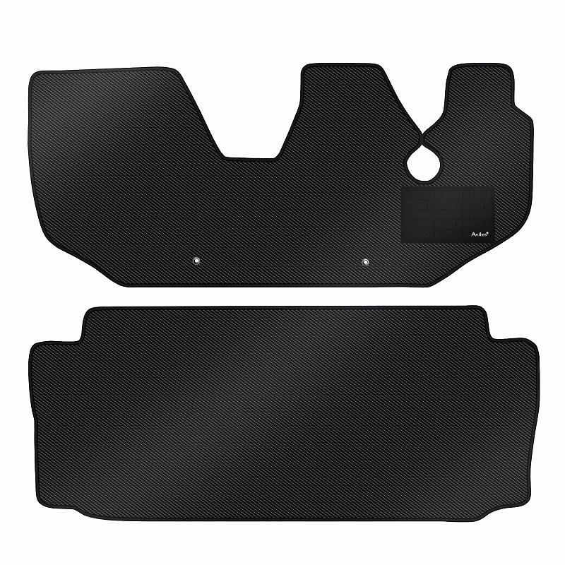 [防水マット]スバル サンバーディアス TV1 TV2 フロアマット [カーボン柄]
