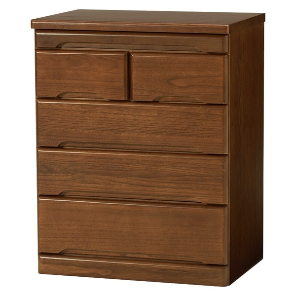 桐製 仏壇チェスト 仏具 約幅60x奥行40x高さ75.5cm ブラウン 木製 スライドテーブル 引き出し付き リビング 仏間