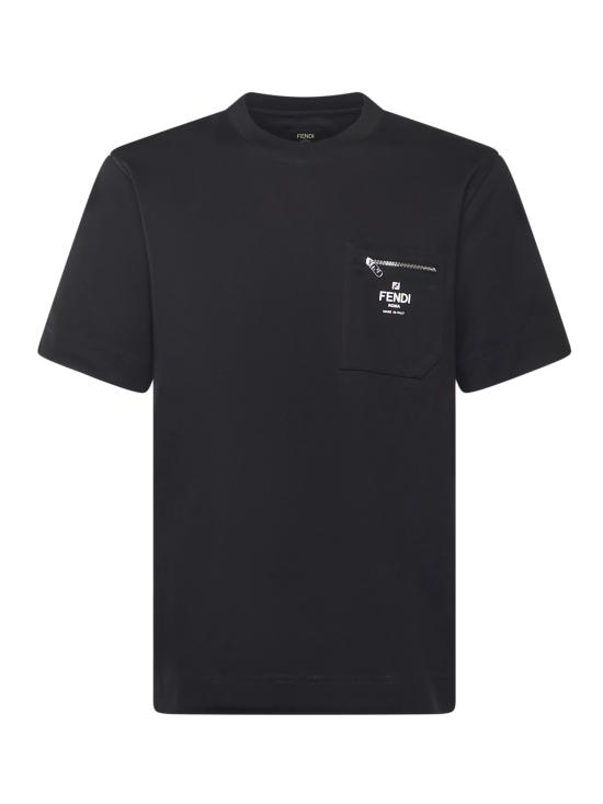 FENDI Men T-Shirts FY0936 ARYRF0QA1 Black