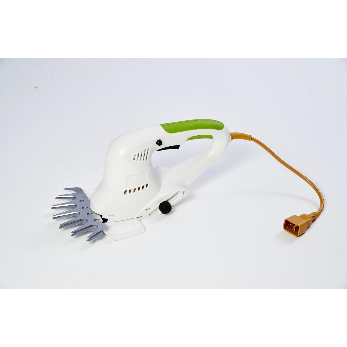 【在庫有・即納】 山善 電動芝生バリカン YLB-163 AC電源 キワ刈り 両面駆動 刈込幅約160mm 延長コード10m付き