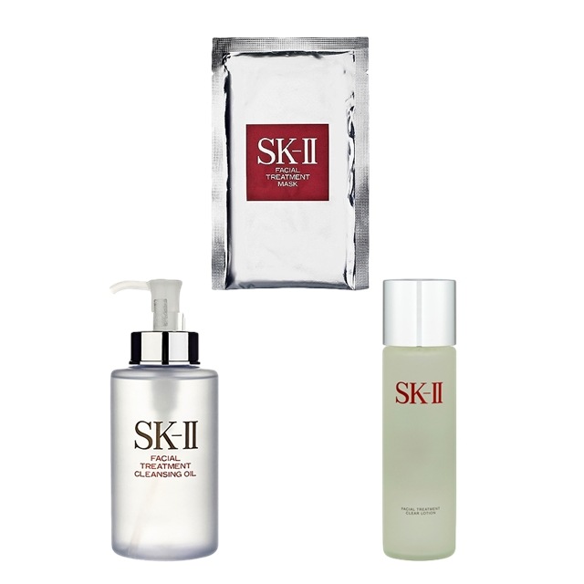 ピテラベーシックケア クリアスキン 3点セット/FTクレンジングオイル 250ml ＋ FTマスク 1枚 ＋ FT クリア ローション 230ml