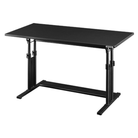 バウヒュッテ 昇降式PCデスク「オフィス」 (幅120cm×奥行55cm) ブラック BHD1200M
