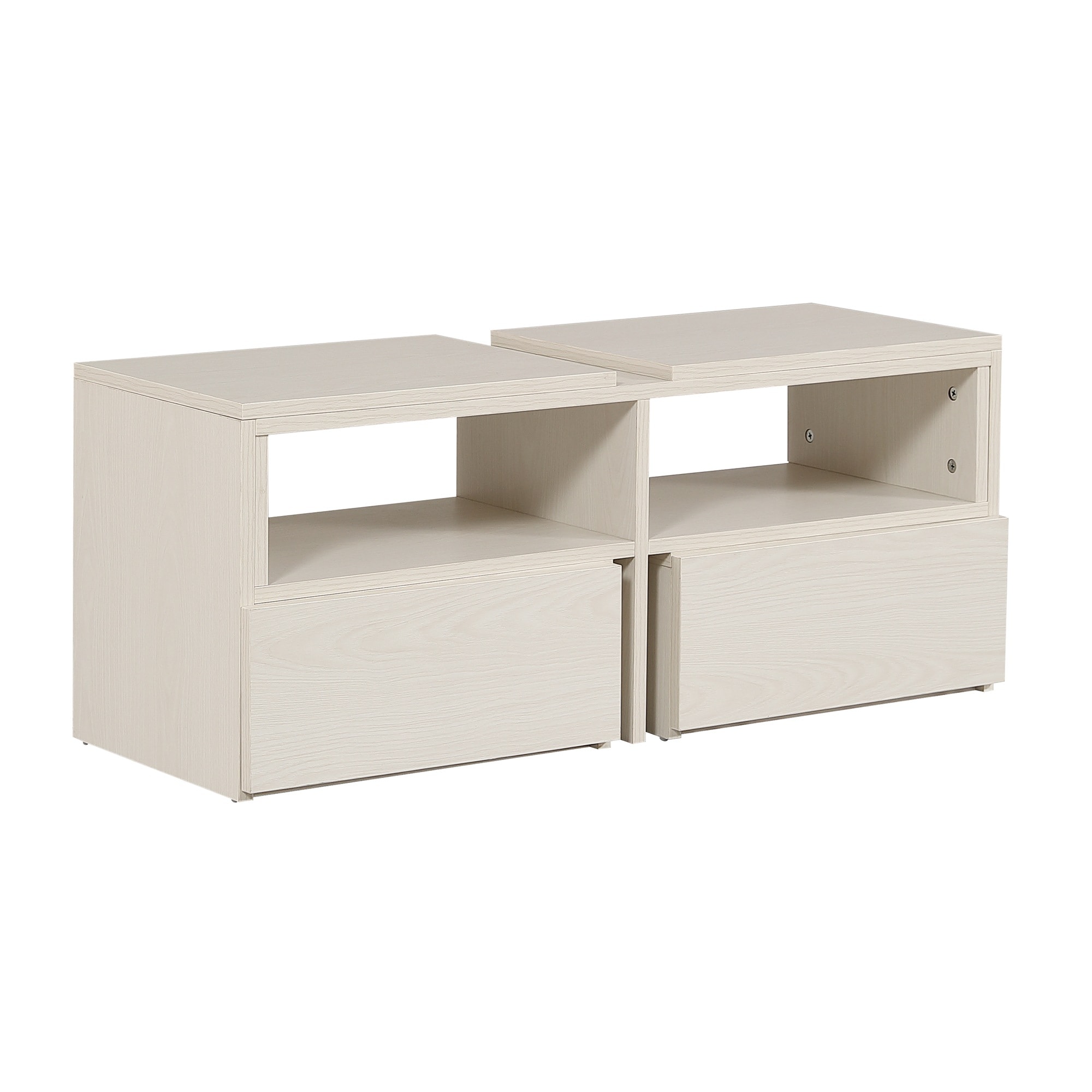 送料無料74テレビ台 ローボード コーナーテレビ台 伸縮自由 幅93～172cm 高さ38cm 引き出し付き テレビボード テレビラック リビングボード おしゃれ 北欧 L字収納 TV台L字 TVボー