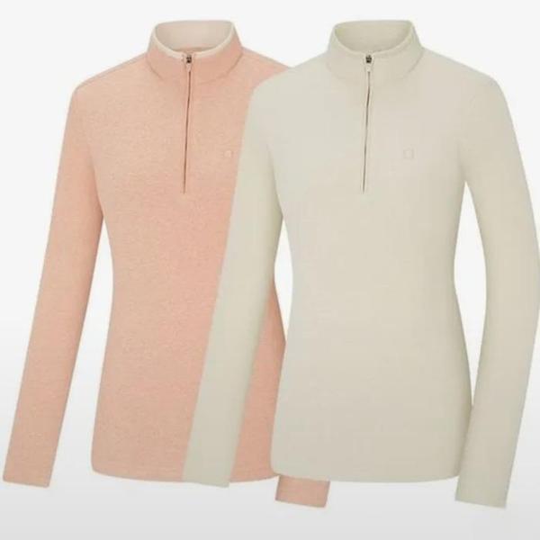 HC03 女性用 暖かい冬のフリースジップアップTシャツ 2色 KVT0435W (S41553947)