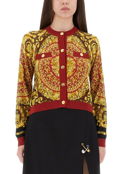 VERSACE Women Knitwear 1020382 1A147555R650 Red