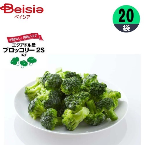 冷凍野菜 富士通商 IQF 自然解凍ブロッコリーSS（エクアドル産） 500g×20個 おかず まとめ買い 業務用 冷凍