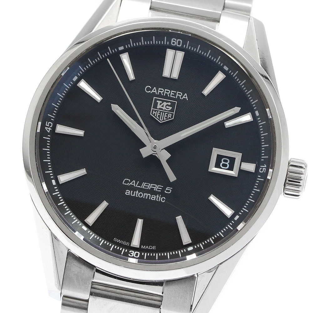タグホイヤー TAG HEUER WAR211A-1 カレラ キャリバー5 デイト 自動巻き メンズ _942441【中古】
