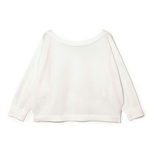 ノーソイングニット ７分袖メッシュニットＴシャツ フィットネス・ヨガ ウィメンズ 256303-8601-61-000