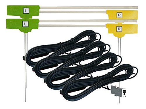 700W 対応 アルパイン 高感度 地デジ 4ch フィルムアンテナ 【GT13】