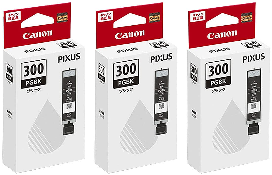 最安値挑戦中 Canon キヤノン 5126C001 インクタンク BCI-300PGBK ブラック 3本セット