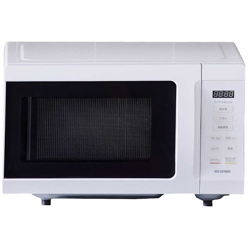 アイリスオーヤマ　IRIS OHYAMA　電子レンジ 18L フラット ヘルツフリー(東日本・西日本対応)　KMB-F186-W