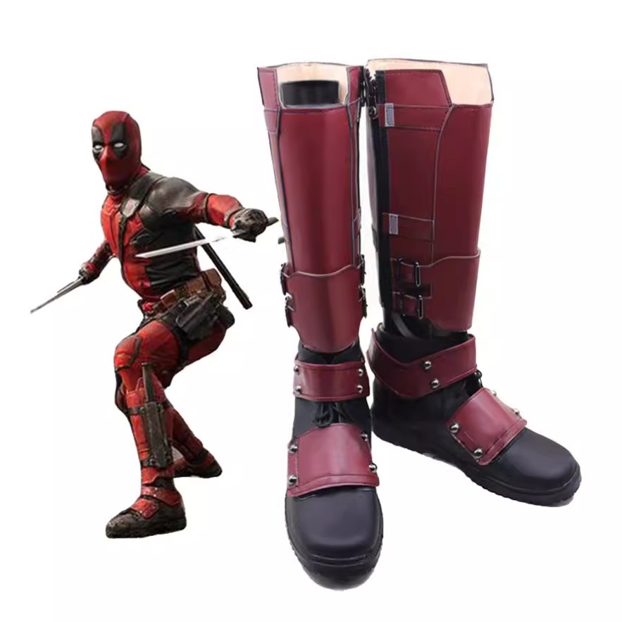 デッドプールシューズウェイドウィンストンウィルソンcosシューズ