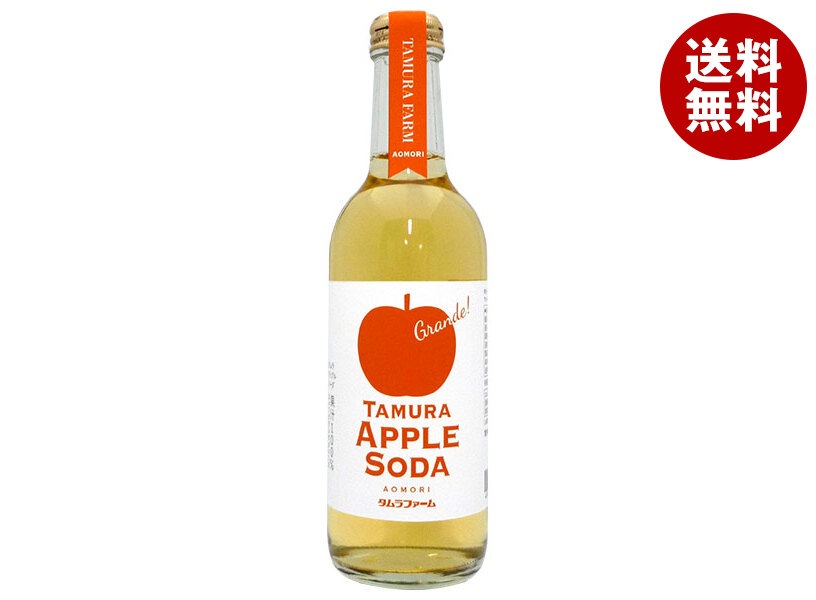 タムラファーム タムラアップルソーダ グランデ 300ml瓶×20本入×(2ケース)