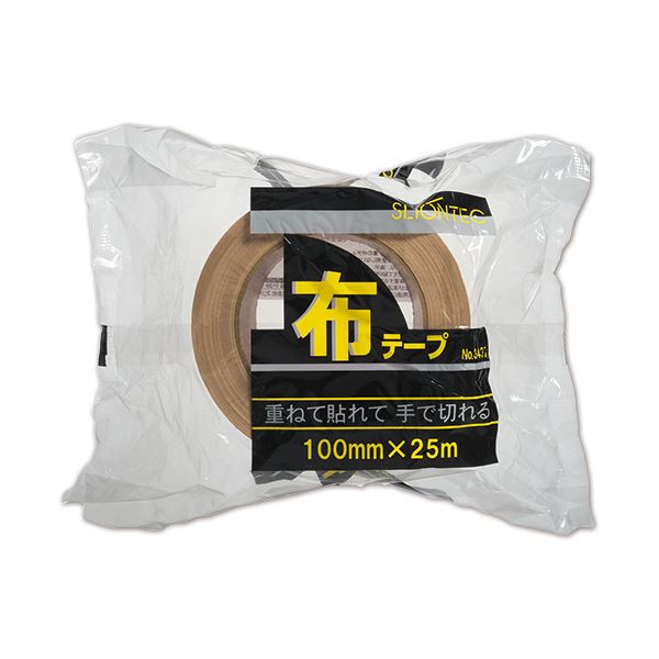 スリオンテック 布テープ No.343720 100mm25m No.343720-100X25DB 1セット（18巻）