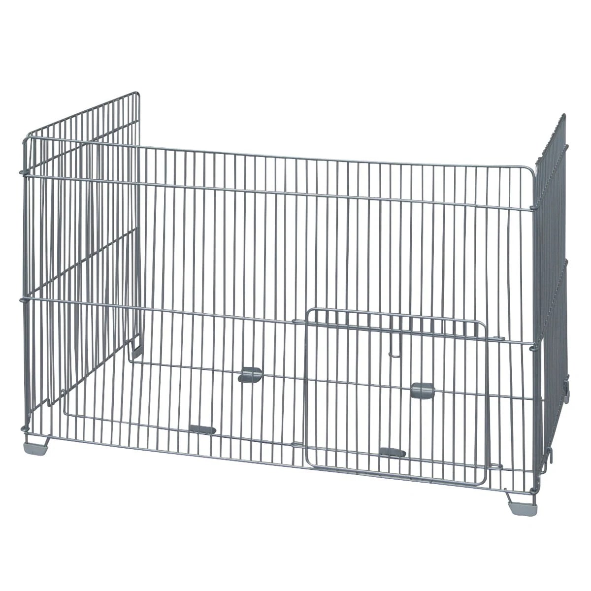 アイリスオーヤマ ストーブガード 幅105×奥行67×高さ71 シルバー SS-1000N