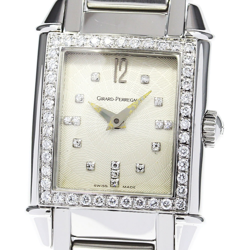 ジラールペルゴ GIRARD PERREGAUX 25911 ヴィンテージ ダイヤベゼル クォーツ レディース _827073【中古】 258,500円