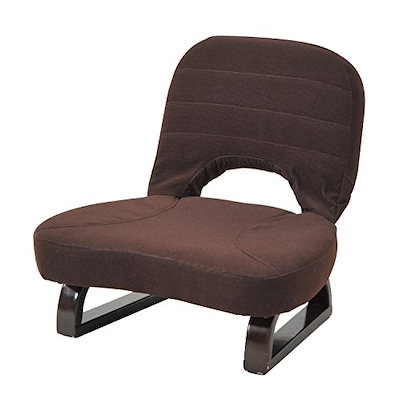 他サイト： 山善(YAMAZEN) あぐら座椅子 AGR-45(DBR)の商品画像