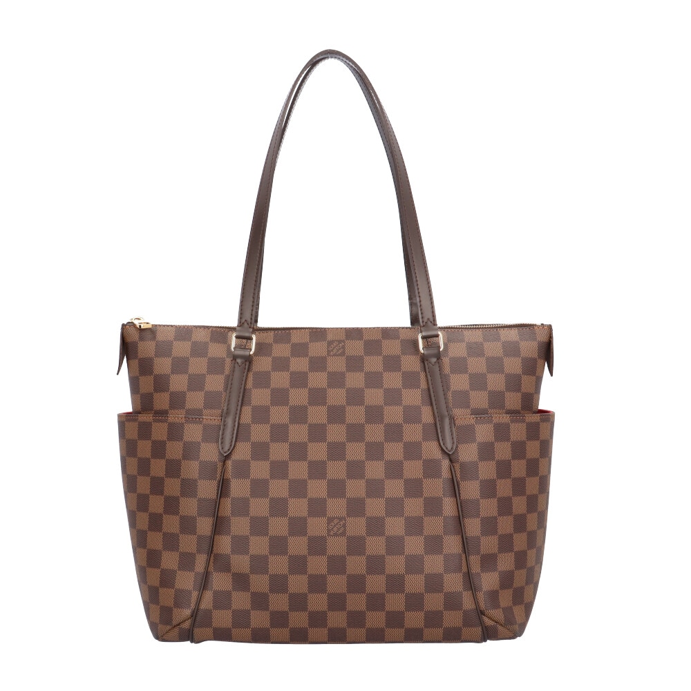 ルイヴィトン トータリーMM ダミエ トートバッグ ダミエキャンバス N41281 ブラウン LOUIS VUITTON 中古 美品