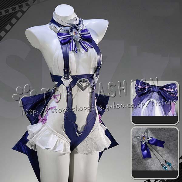 【品質良い 大好評中】ゼンレスゾーンゼロ Zenless Zone Zero 風 ビビアン バンシー Vivian 鳶花の池辺 水着 コスプレ衣装 ウィッグ 靴 cosplay コスチューム ハロウィ