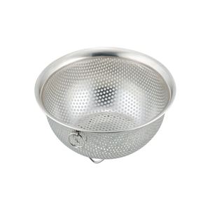 (60個セット) ステンレス パンチング ざる/調理器具 (14cm ) スタッキング式 リング付き 吊り下げ収納可足付き SUIグート