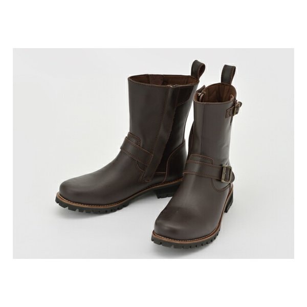 シューズ HBS-004 エンジニアブーツ ダークブラウン 25.0cm 17141