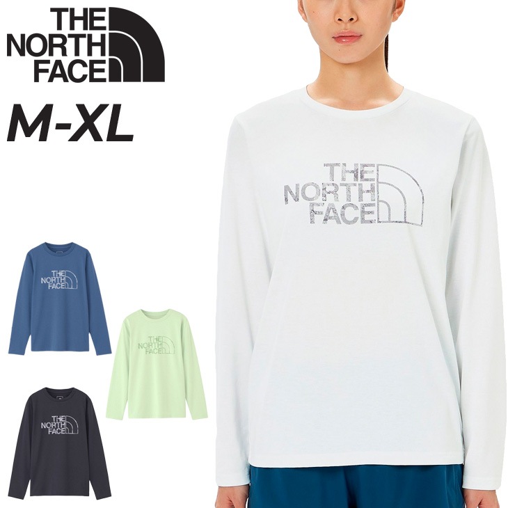 長袖 Tシャツ レディース ビッグロゴティー 吸汗速乾 UVケア/NTW32478