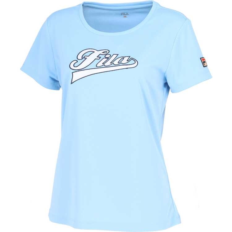 アップリケTシャツ（レディース） L ペールブルー #VL2866-10A