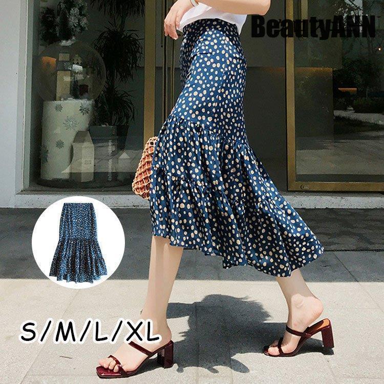 新生活 スカート ボトムス レディース きれいめ 春 夏 秋 ロングスカート 着痩せ 韓国風 ハイウエスト おしゃれ コーデ 花柄 フレアスカート 大人 30代 40代 50代 プレゼント ギフト