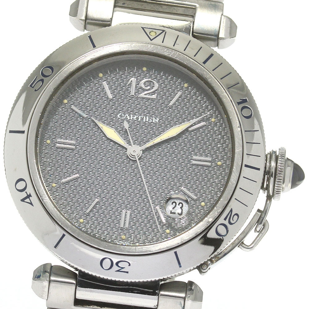 カルティエ CARTIER W31017H3 パシャ38 デイト 自動巻き メンズ _804278【中古】